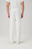 JelriSoFit Classic Medical Uniforms - Men's White, Straight Leg Trouser Set