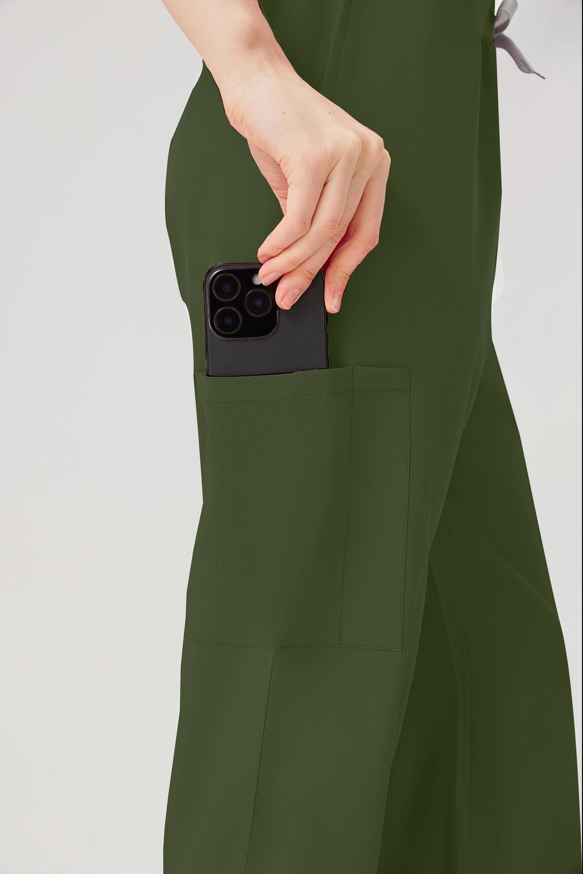 JelriSoFit Classic Uniformes de Trabajo - Mujer Verde Musgo, Fácil de limpiar