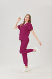 JelriSoFit Classic Medical Uniforms - Women's Fuchsia, Soft and Stretchy