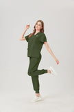 JelriSoFit Classic Work Uniforms - Women's Moss Green, Easy to Clean
