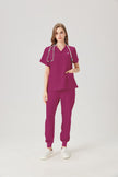 JelriSoFit Classic Medical Uniforms - Women's Fuchsia, Soft and Stretchy