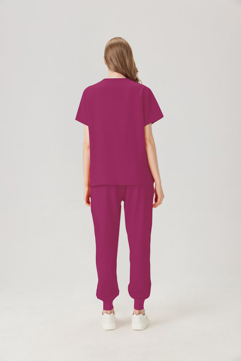JelriSoFit Classic Medical Uniforms - Women's Fuchsia, Soft and Stretchy