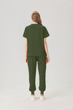 JelriSoFit Classic Work Uniforms - Women's Moss Green, Easy to Clean