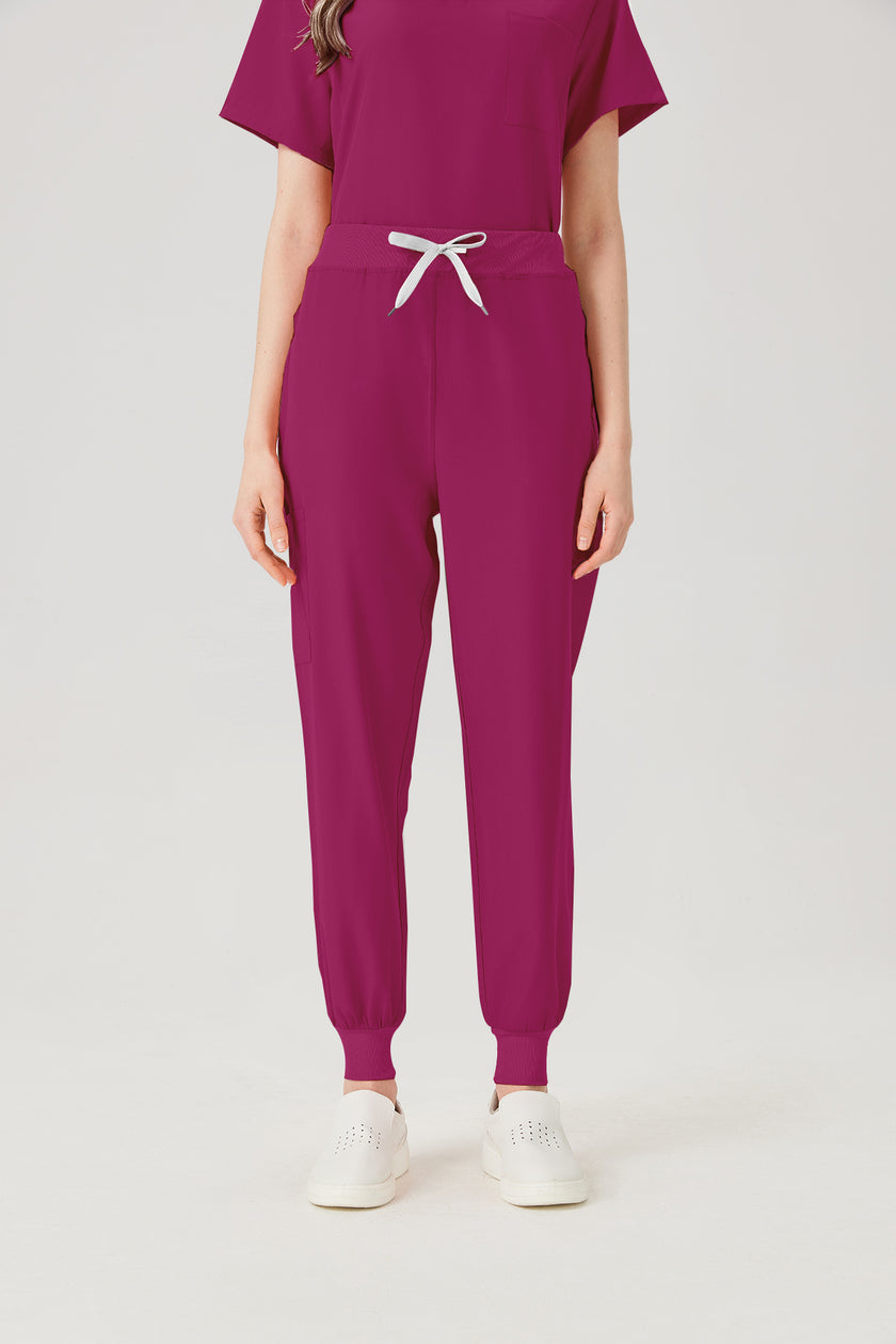 JelriSoFit Classic Medical Uniforms - Women's Fuchsia, Soft and Stretchy