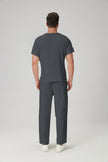 JelriSoFit Classic Medical Uniforms - Men's Carbon Gray, Lightweight and Elastic