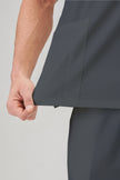 JelriSoFit Classic Medical Uniforms - Men's Carbon Gray, Lightweight and Elastic