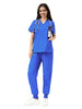 JelriSoFit Classic Medical Scrubs – Women’s Royal Blue, Jogger Scrub Set