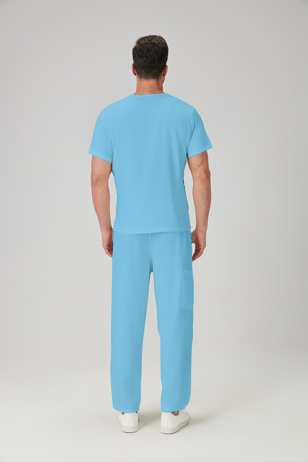 JelriSoFit Classic Uniformes Quirúrgicos - Hombre Azul Caribe, Deportivo y confortable
