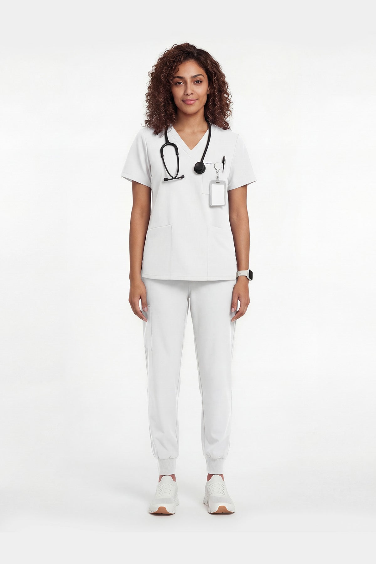 JelriSoFit Free Uniformes Quirúrgicos – Mujer Blanco, Tejido impermeable