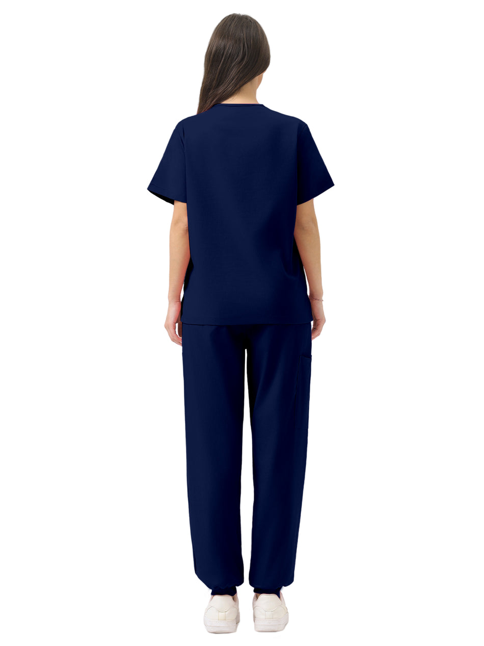 JelriSoFit Classic Nursing Uniforms – Women’s Navy Blue, Stretch fabric