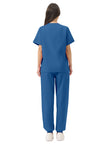 JelriSoFit Classic Medical Scrubs – Women’s Caribbean Blue, Durable and wear-resistant
