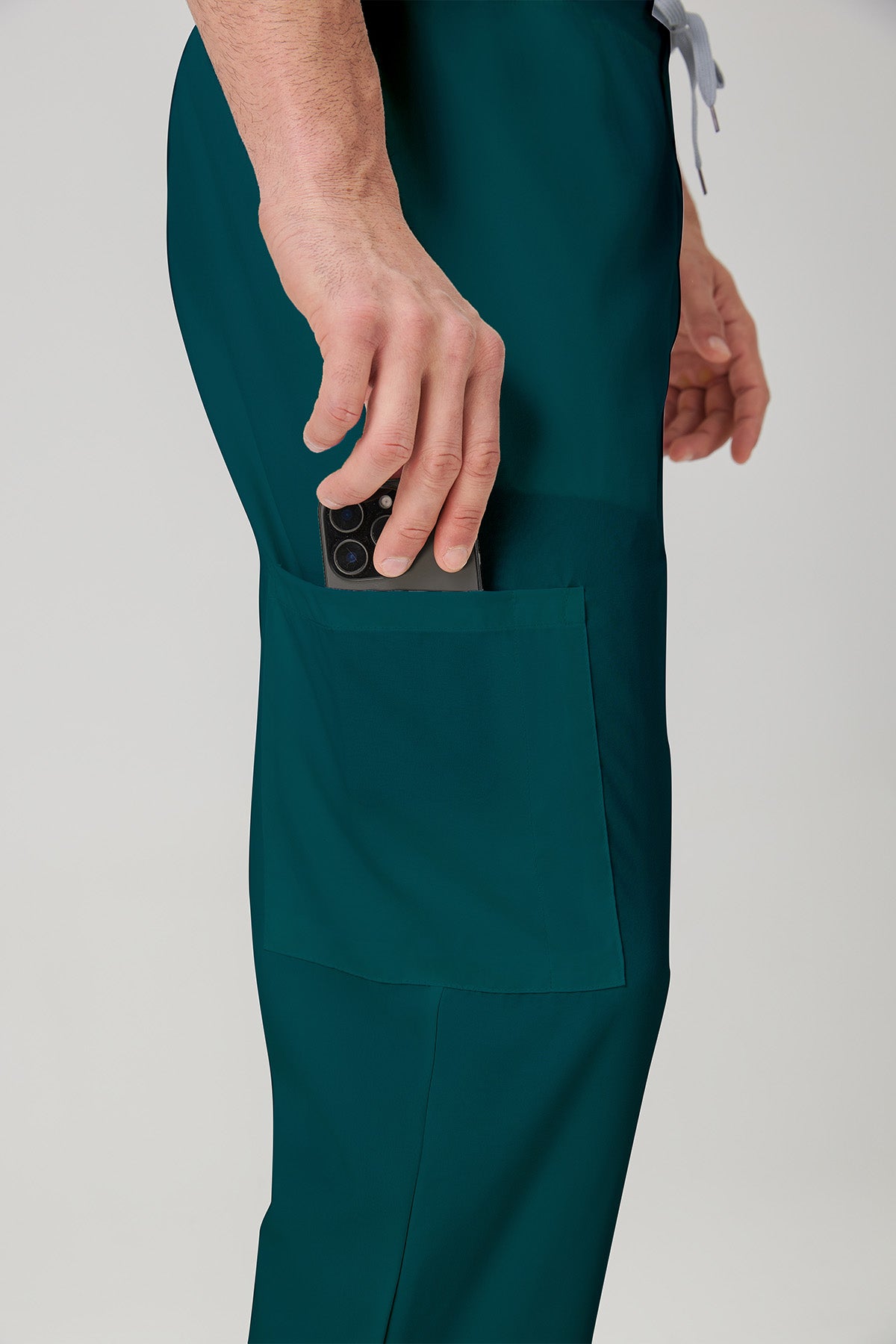 JelriSoFit Classic Medical Uniforms - Men's Moss Green, Stain Resistant