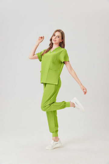 Uniforme Médico Verde Lima para Mujer – Filipina + Pantalón