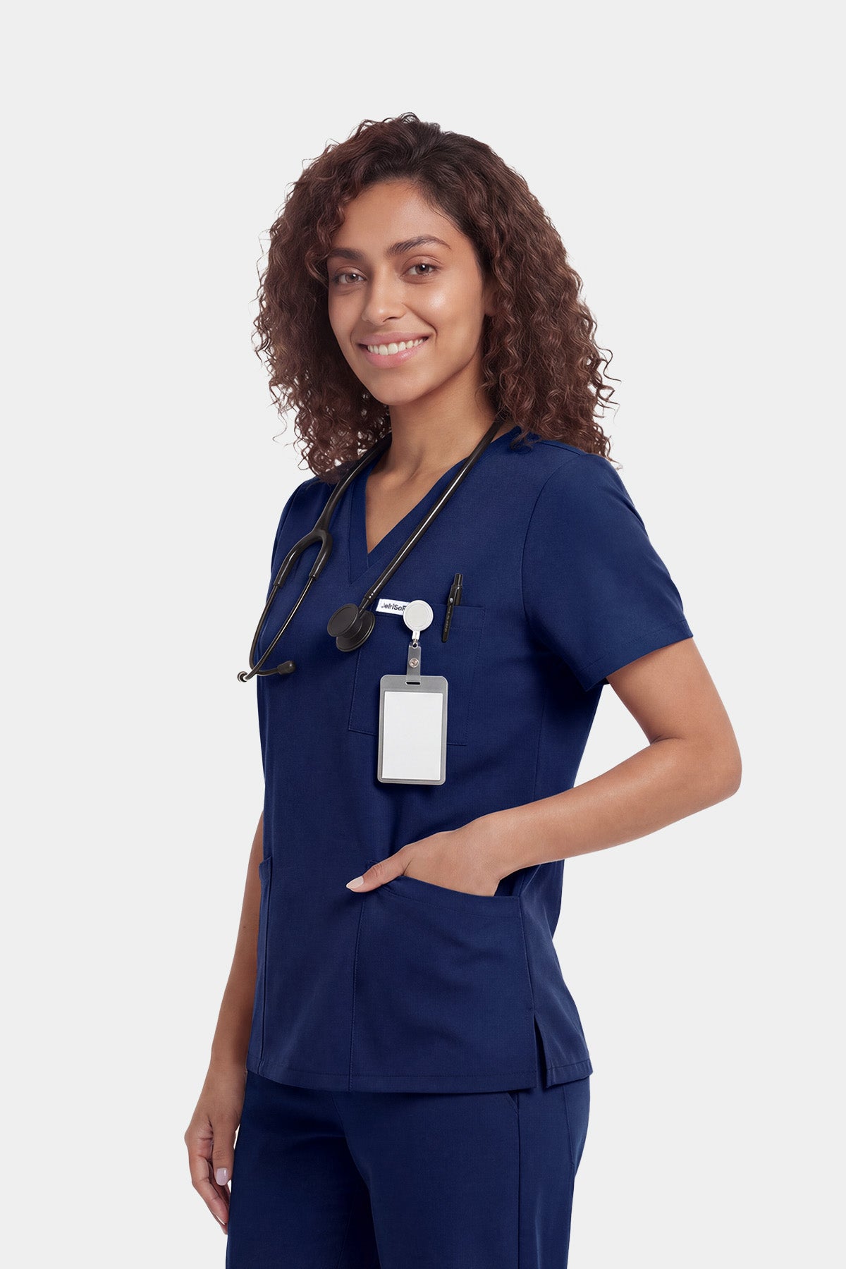 JelriSoFit Free Pijama Quirúrgica – Mujer Azul Marino, Secado rápido y fresco