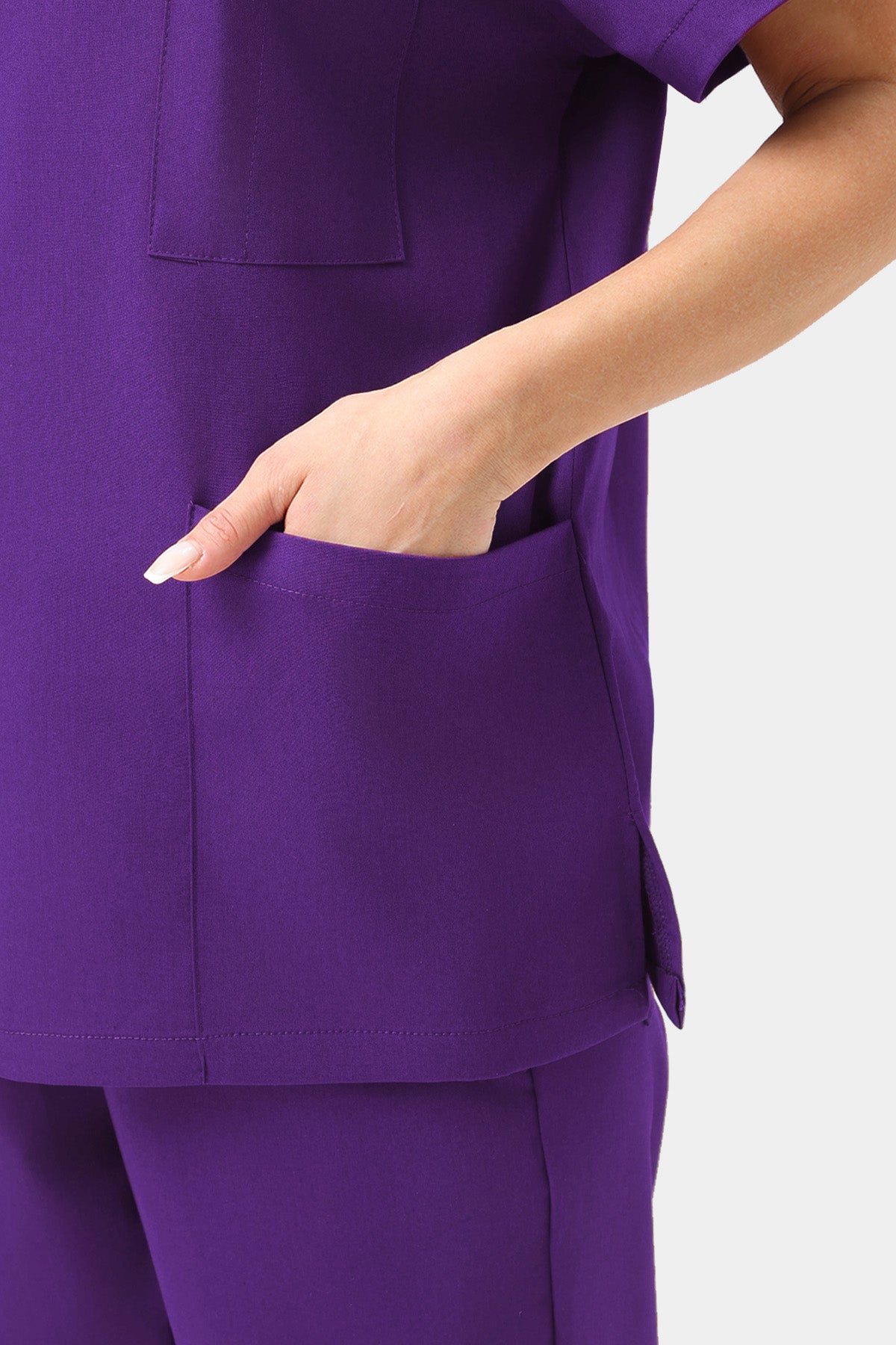 JelriSoFit Free Uniformes de Trabajo – Mujer Morado oscuro, Comodidad deportiva