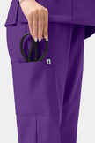 JelriSoFit Free Uniformes de Trabajo – Mujer Morado oscuro, Comodidad deportiva