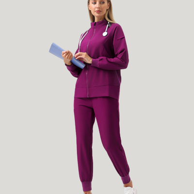Uniforme médico quirúrgico 3 piezas Bugambilia para mujer-Vista frontal