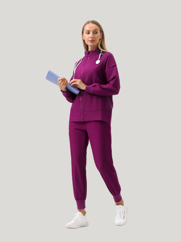 Uniforme médico quirúrgico 3 piezas Bugambilia para mujer-Vista frontal