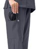 JelriSoFit Classic Medical Uniforms – Women’s Dark Grey, Big Functional Pockets