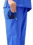 JelriSoFit Classic Medical Scrubs – Women’s Royal Blue, Jogger Scrub Set
