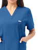 JelriSoFit Classic Medical Scrubs – Women’s Caribbean Blue, Durable and wear-resistant