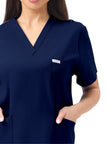 JelriSoFit Classic Nursing Uniforms – Women’s Navy Blue, Stretch fabric