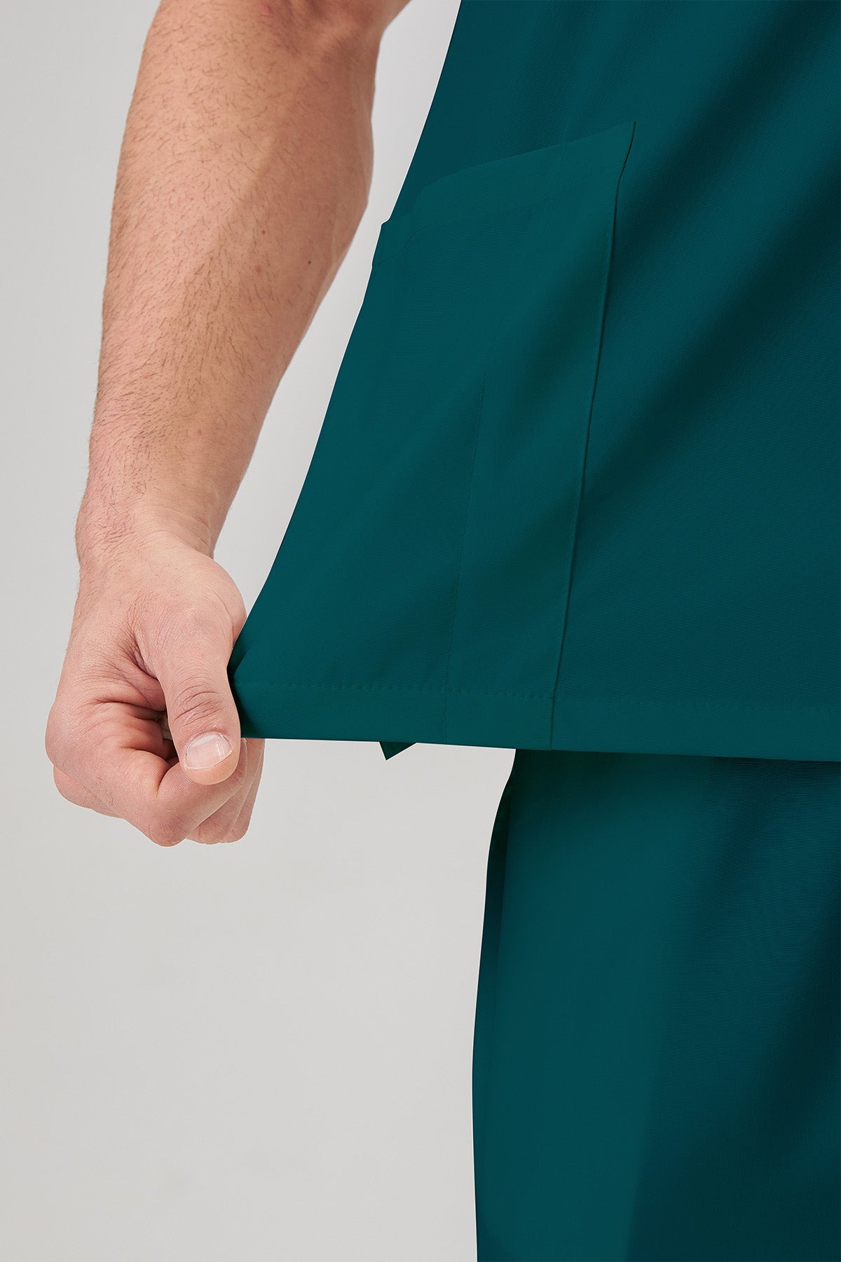 JelriSoFit Classic Medical Uniforms - Men's Moss Green, Stain Resistant