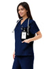JelriSoFit Classic Nursing Uniforms – Women’s Navy Blue, Stretch fabric