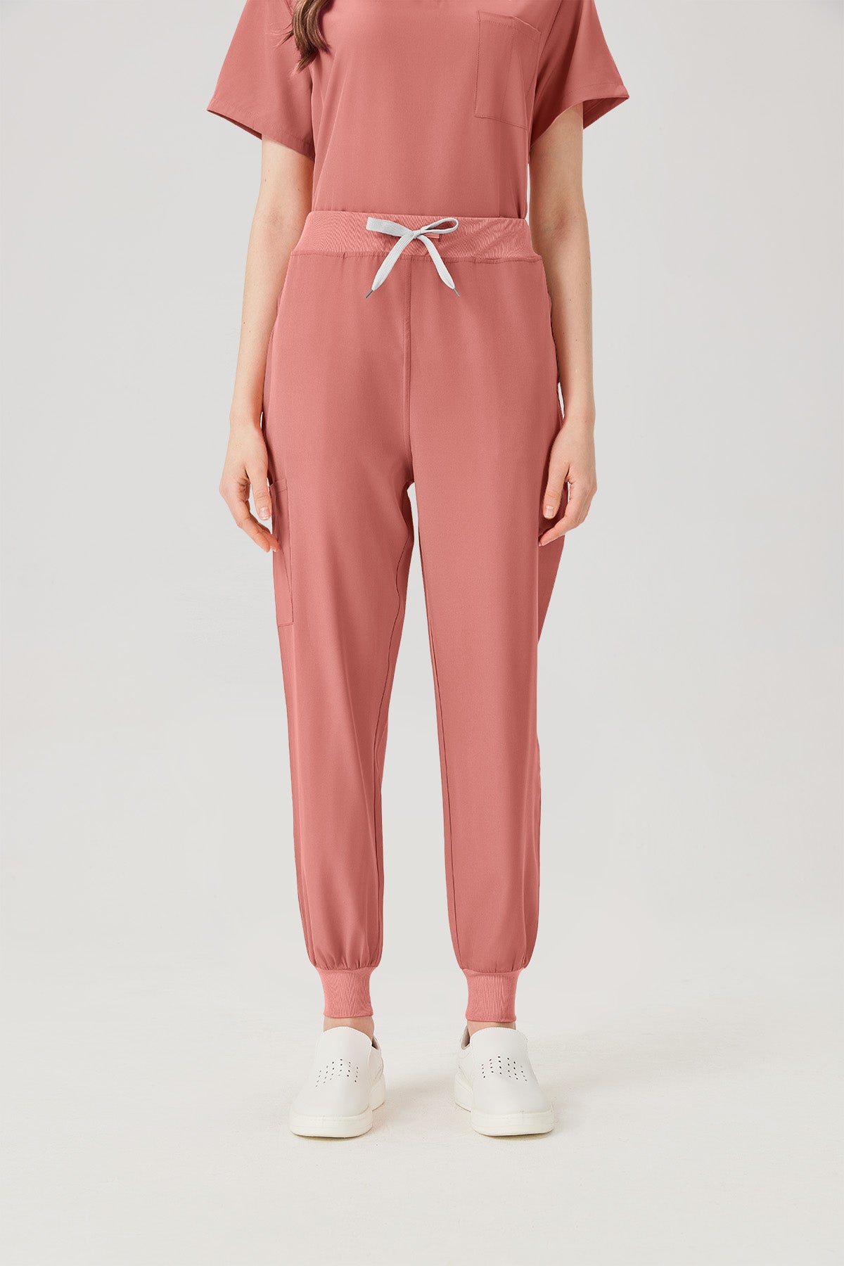JelriSoFit Classic Pijama Quirúrgica - Mujer Capri Rosa, ligero y confortable