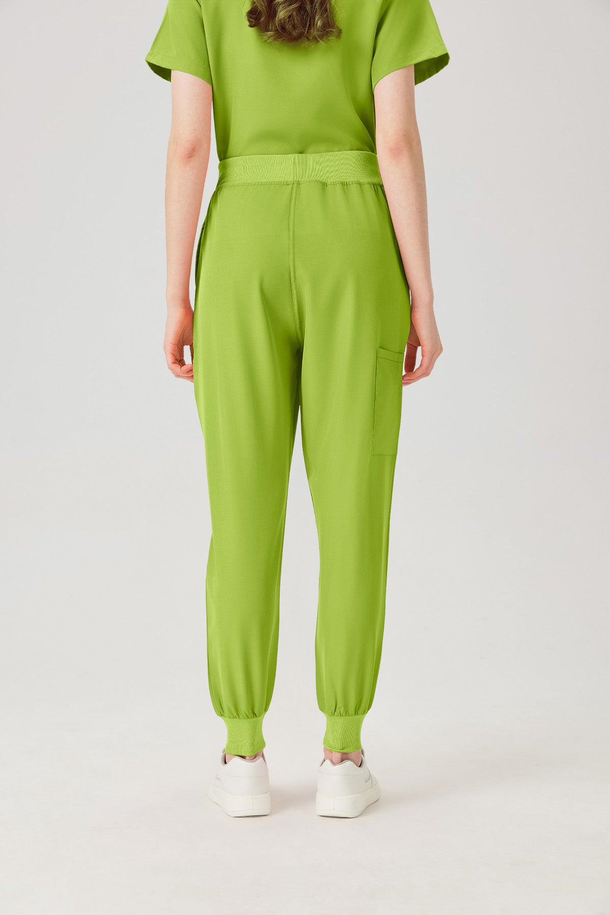 JelriSoFit Classic Uniformes Médicos - Mujer Verde Lima, Suave y elástico