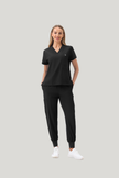 Uniforme médico quirúrgico 3 piezas negro para mujer JelriSoFit®