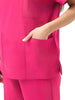 JelriSoFit Classic Nursing Scrubs – Women’s Hot Pink, Easy to care for and durable