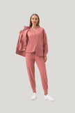 JelriSoFit Set quirúrgico 3 piezas – Mujer Capri Rosa, Cómodo para moverse