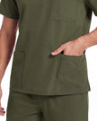 JelriSoFit Free Uniformes de Trabajo – Hombres Verde Musgo, Tejido resistente a salpicaduras leves
