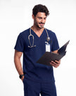 JelriSoFit Free Uniformes Médicos – Hombres Azul Marino, mantiene una apariencia ordenada