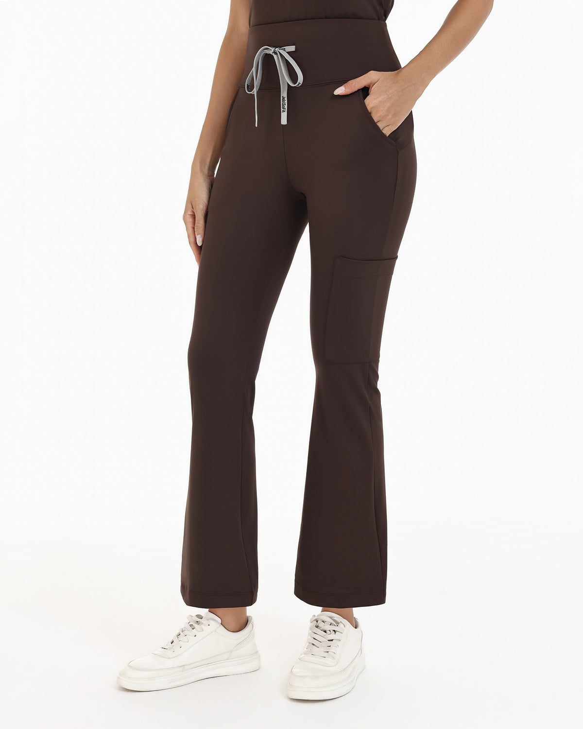 JelriSoFit FlowForm Uniformes de Trabajo 2 Piezas – Mujer Espresso, comodidad tipo activewear y ajuste estructurado