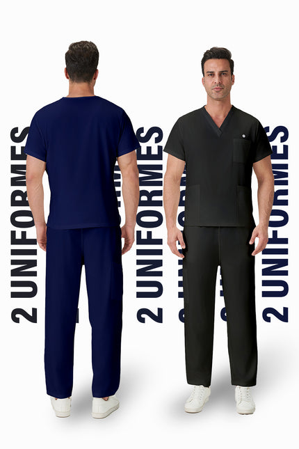 Dúo Confianza: Azul Marino y Negro