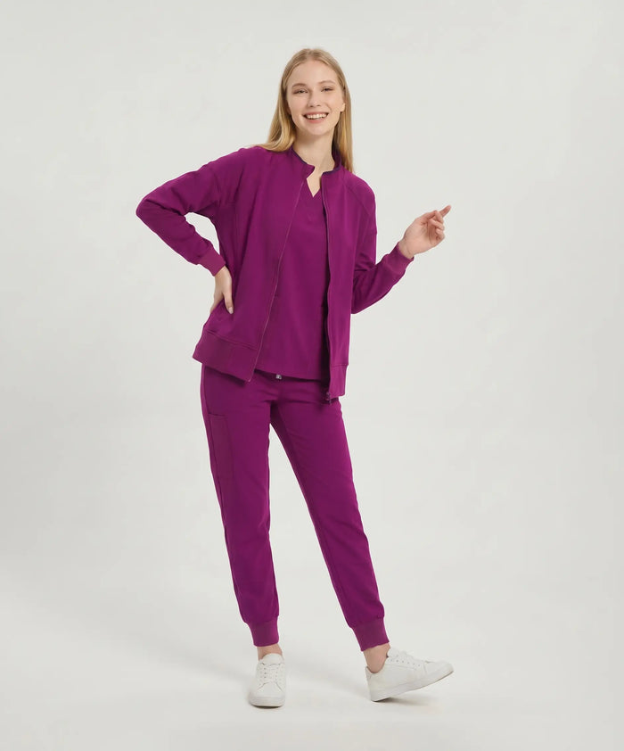 JelriSoFit Set quirúrgico 3 piezas – Mujer Bugambilia, ligero y confortable