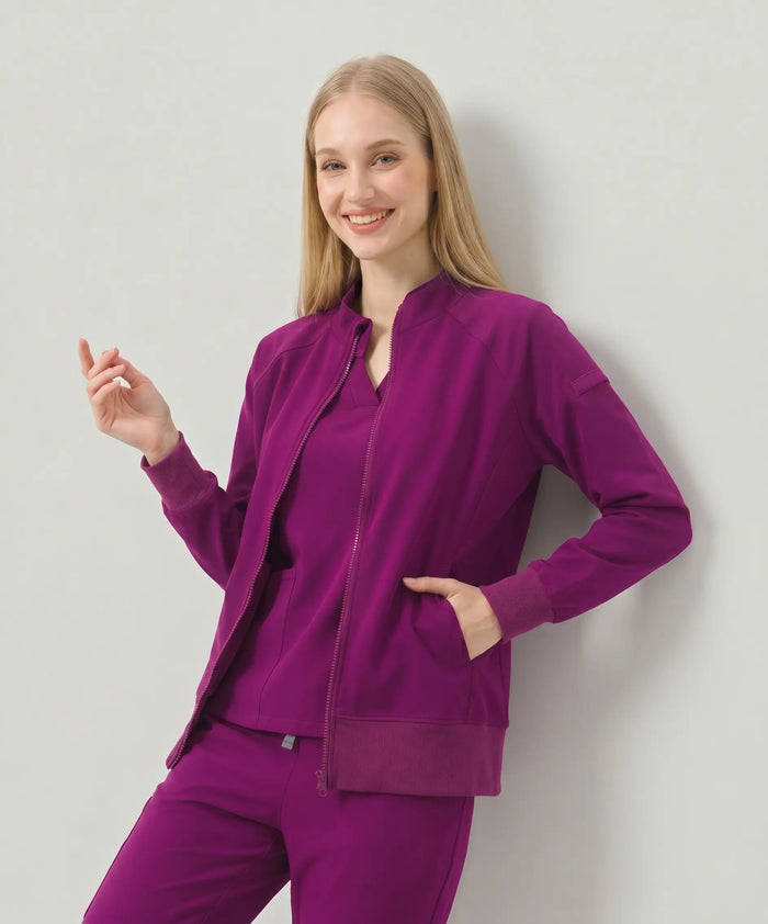 JelriSoFit Set quirúrgico 3 piezas – Mujer Bugambilia, ligero y confortable