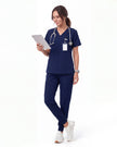 JelriSoFit Free Pijama Quirúrgica – Mujer Azul Marino, Secado rápido y fresco