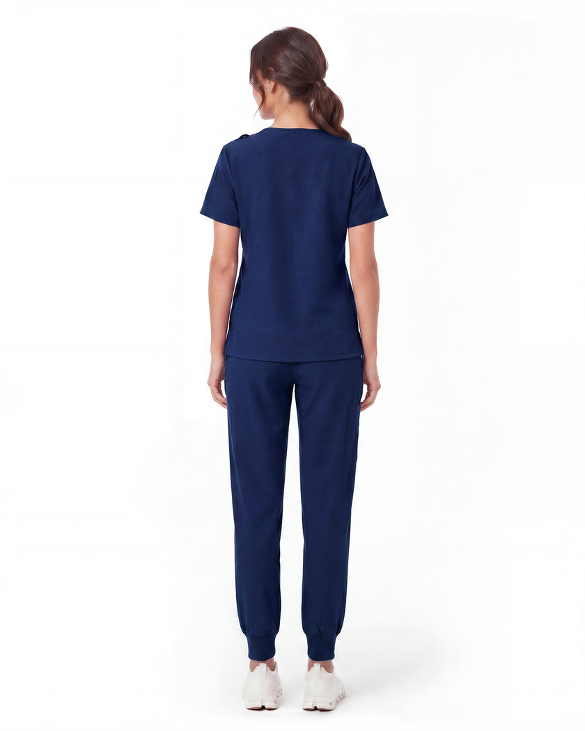 JelriSoFit Free Pijama Quirúrgica – Mujer Azul Marino, Secado rápido y fresco