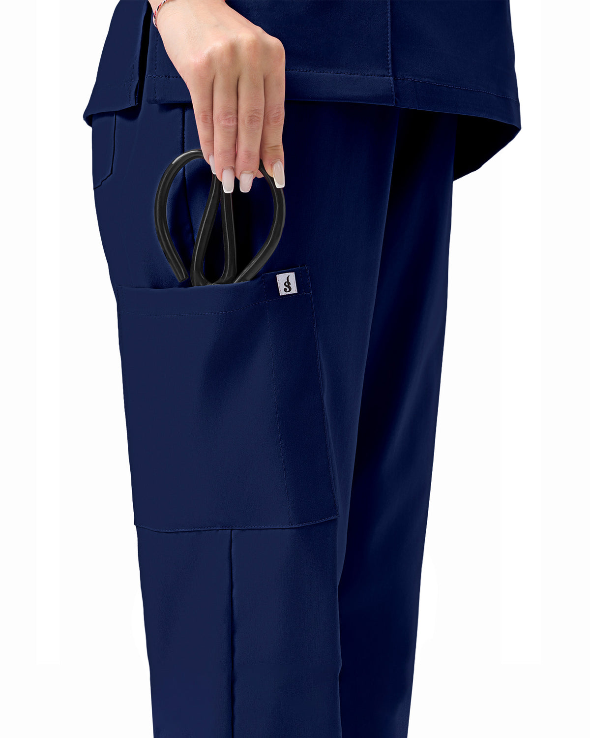 JelriSoFit Free Pijama Quirúrgica – Mujer Azul Marino, Secado rápido y fresco