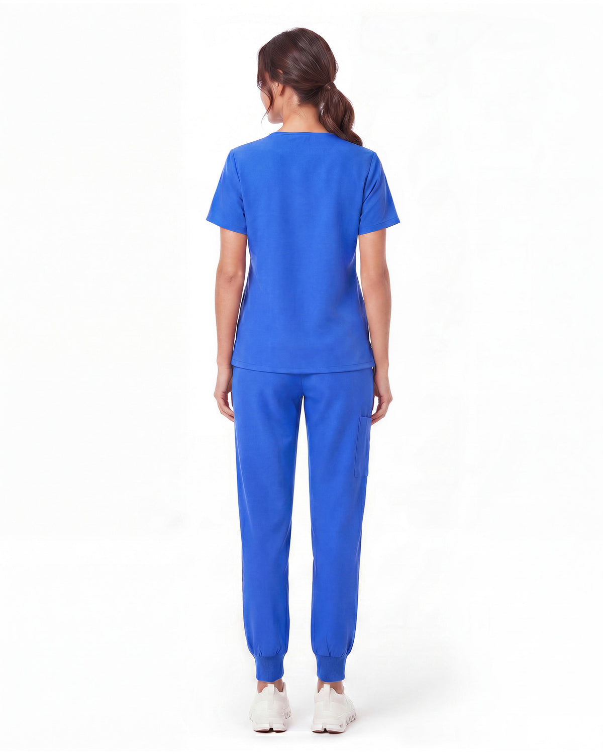 JelriSoFit Free Uniformes Médicos – Mujer Azul Rey, Cintura elástica