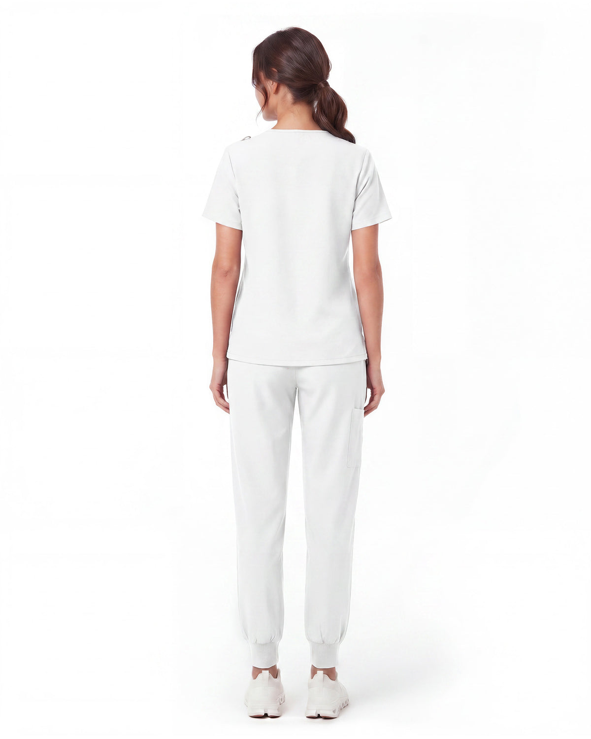 JelriSoFit Free Uniformes Quirúrgicos – Mujer Blanco, Tejido resistente a salpicaduras leves