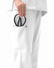 JelriSoFit Free Uniformes Quirúrgicos – Mujer Blanco, Tejido resistente a salpicaduras leves
