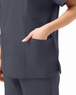 JelriSoFit Free Uniformes de Trabajo – Mujer Gris Carbon, Tejido mejorado