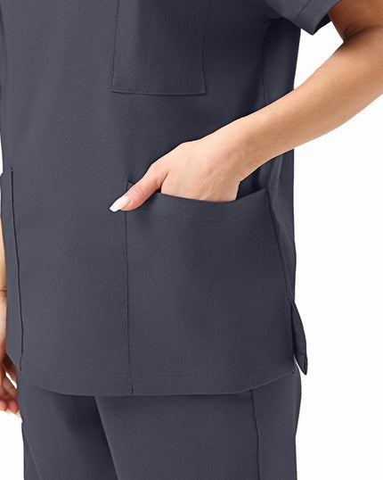 JelriSoFit Free Uniformes de Trabajo – Mujer Gris Carbon, Tejido mejorado