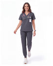 JelriSoFit Free Uniformes de Trabajo – Mujer Gris Carbon, Tejido mejorado