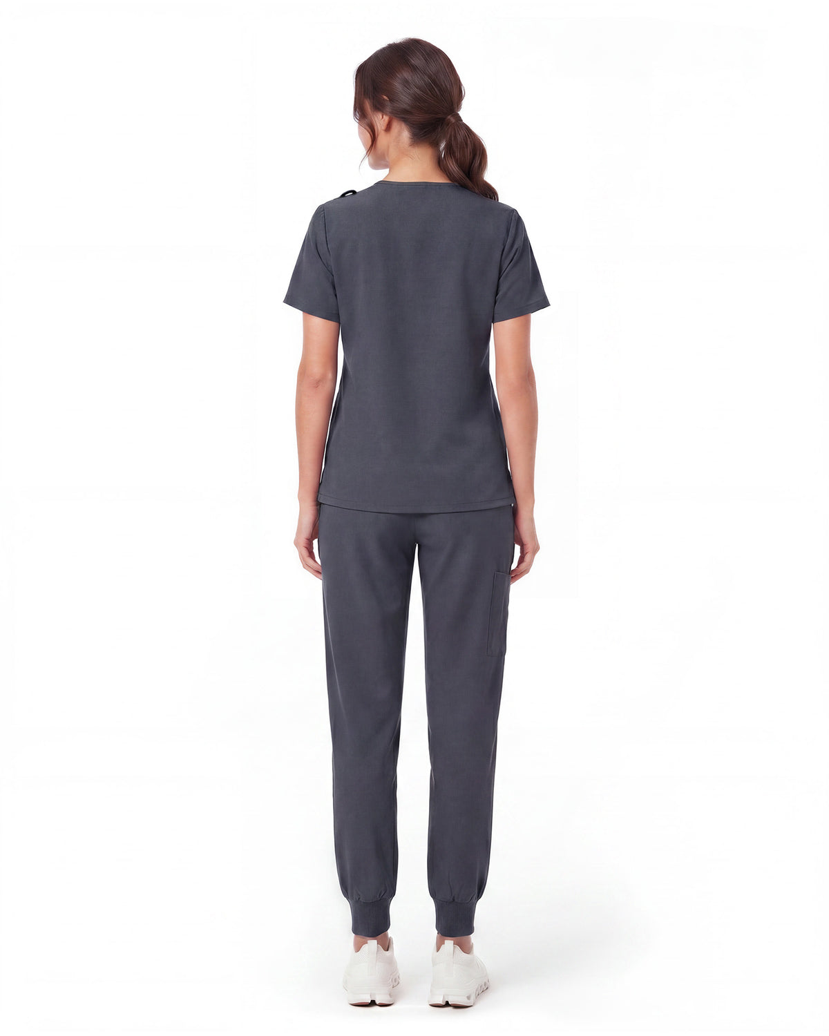 JelriSoFit Free Uniformes de Trabajo – Mujer Gris Carbon, Tejido mejorado
