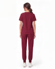 JelriSoFit Free Uniformes de Trabajo – Mujer Vino, mantiene una apariencia ordenada